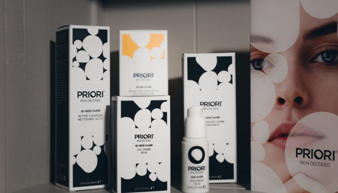Priori products from Face Facts online shop